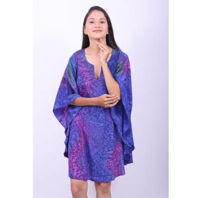 Tie Dye Short Kaftan Tunic
