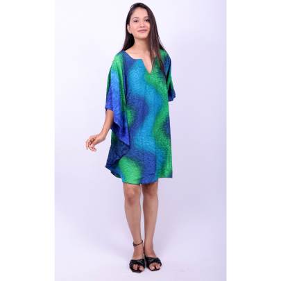 Tie Dye Short Kaftan Tunic