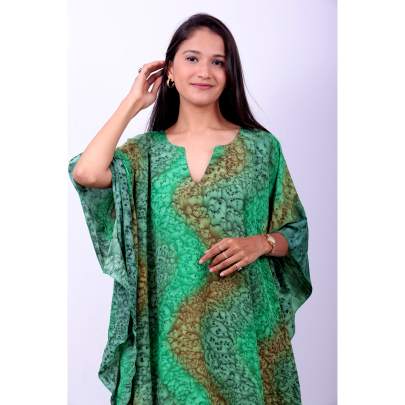 Tie Dye Short Kaftan Tunic