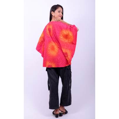 Tie Dye Short Kaftan Tunic