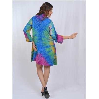 Vibrance Swirl Tie Dye Shirt Tunic
