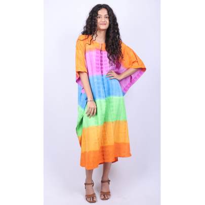 Vivid Spectrum Long Kaftan 